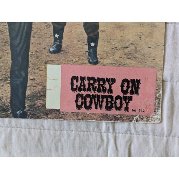 1965 Carry on Cowboy Lobby card 11x14", original vintage small Comedy Western - Picture 8 of 9